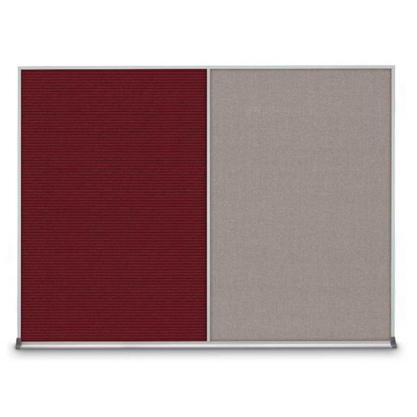 Triple Door Radius Corkboard, 72"X36", S
